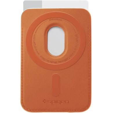 Кардхолдер Spigen Valentinus 3 Cards (MagFit) AFA11339 - Mettalic Orange