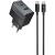 Сетевое зарядное устройство Hoco CS73A PD30W + QC3.0 (USB + Type-C) + кабель Type-C to Type-C - Midnight Black