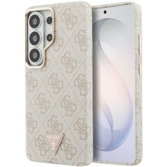 Защитный чехол Guess 4G Triangle Logo MagSafe для Samsung Galaxy S26 Ultra (S948) GUHMS26LP4GTDGMP - Pink