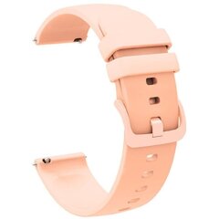Ремінець Deexe Soft Silicone для годинників з шириною кріплення 18 мм - Pink