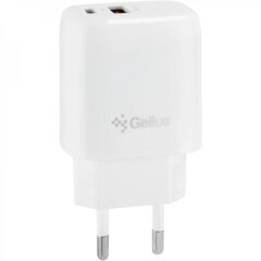 Мережевий зарядний пристрій Gelius Pro X-Duo QC3.0 + PD 20W (GP-HC014) - White