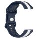Ремінець Deexe Sport Strap для годинників з шириною кріплення 20мм - Midnight Blue / White
