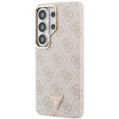 Защитный чехол Guess 4G Triangle Logo MagSafe для Samsung Galaxy S26 Ultra (S948) GUHMS26LP4GTDGMP - Pink