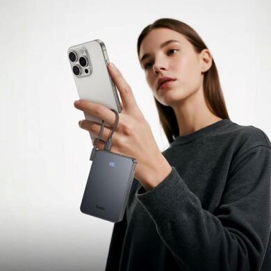 Внешний аккумулятор Hoco J170 22.5W + PD20W (10000mAh) + кабель Type-C to Type-C - Black