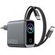 Сетевое зарядное устройство WIWU CHG200 Voyager PD140W + QC3.0 (USB + 3Type-C) + кабель Type-C to Type-C - Grey. Фото 1 из 11