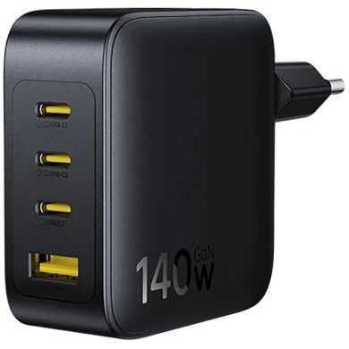 Сетевое зарядное устройство Baseus EnerFill FH11 GaN 3C+U (140W) E0121J00 - Black
