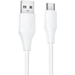 Кабель Hoco X124 USB to Type-C (3A, 1m) - White
