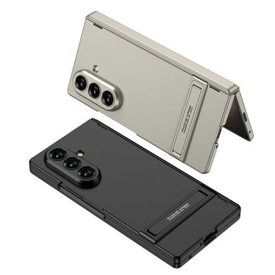 Защитный чехол GKK Hinge Stand для Samsung Galaxy Fold 8 Ultra - Silver