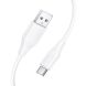 Кабель Hoco X124 USB to Type-C (3A, 1m) - White. Фото 2 из 5