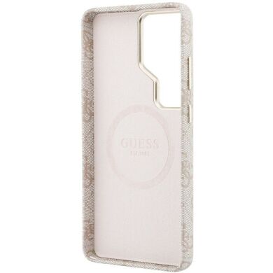 Защитный чехол Guess 4G Triangle Logo MagSafe для Samsung Galaxy S26 Ultra (S948) GUHMS26LP4GTDGMP - Pink