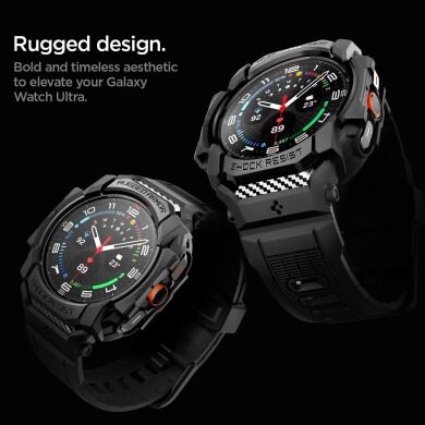 Захисний чохол Spigen (SGP) Rugged Armor Pro (FW) для Samsung Galaxy Watch Ultra (47mm) - Matte Black