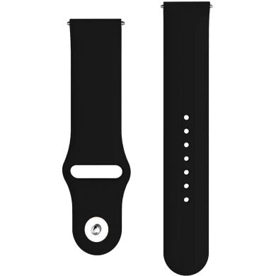 Ремешок ArmorStandart Silicone Watch Strap для часов с шириной крепления 20мм - Black