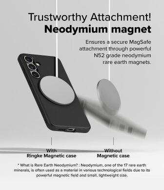 Захисний чохол Ringke Onyx Magnetic (FP) для Samsung Galaxy S25 (S931) 8800274968356 - Black