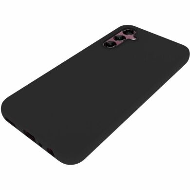 Силиконовый (TPU) чехол Deexe Matte Case для Samsung Galaxy A25 (A256) - Black