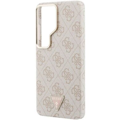 Защитный чехол Guess 4G Triangle Logo MagSafe для Samsung Galaxy S26 Ultra (S948) GUHMS26LP4GTDGMP - Pink
