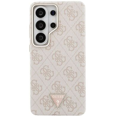 Защитный чехол Guess 4G Triangle Logo MagSafe для Samsung Galaxy S26 Ultra (S948) GUHMS26LP4GTDGMP - Pink