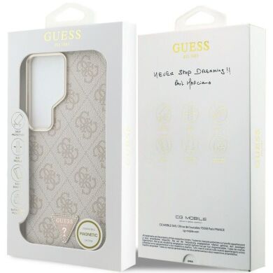 Защитный чехол Guess 4G Triangle Logo MagSafe для Samsung Galaxy S26 Ultra (S948) GUHMS26LP4GTDGMP - Pink