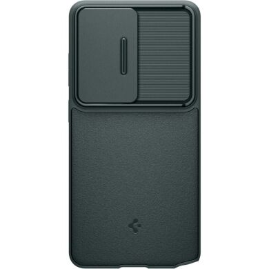 Чехол со шторкой для камеры Spigen Optik Armor для Samsung Galaxy S26 Ultra (S948) ACS10688 - Abyss Green