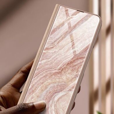 Защитный чехол GKK Marble Series для Samsung Galaxy Fold 4 - Marble Pattern 06