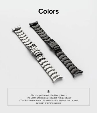 Ремінець Ringke Metal One Band для Samsung Galaxy Watch 4 / 5 (40mm) - Silver
