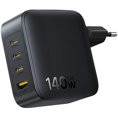 Сетевое зарядное устройство Baseus EnerFill FH11 GaN 3C+U (140W) E0121J00 - Black