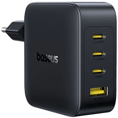 Сетевое зарядное устройство Baseus EnerFill FH11 GaN 3C+U (140W) E0121J00 - Black