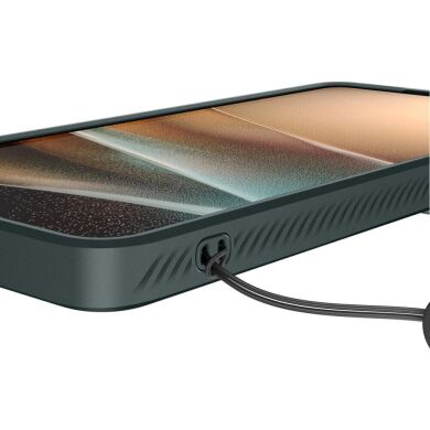 Чехол со шторкой для камеры Spigen Optik Armor для Samsung Galaxy S26 Ultra (S948) ACS10688 - Abyss Green