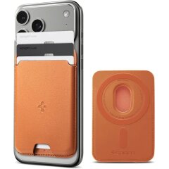 Кардхолдер Spigen Valentinus 3 Cards (MagFit) AFA11339 - Mettalic Orange