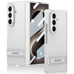 Защитный чехол GKK Hinge Stand для Samsung Galaxy Fold 8 Ultra - Silver