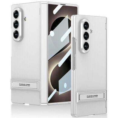 Защитный чехол GKK Hinge Stand для Samsung Galaxy Fold 8 Ultra - Silver