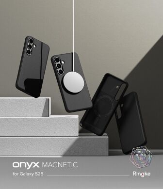 Захисний чохол Ringke Onyx Magnetic (FP) для Samsung Galaxy S25 (S931) 8800274968356 - Black