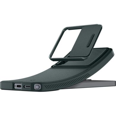 Чехол со шторкой для камеры Spigen Optik Armor для Samsung Galaxy S26 Ultra (S948) ACS10688 - Abyss Green