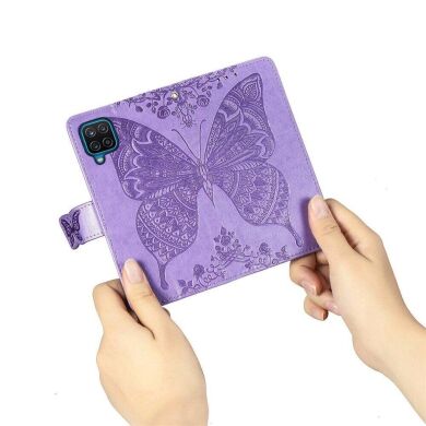 Чехол UniCase Butterfly Pattern для Samsung Galaxy M53 (M536) - Light Purple