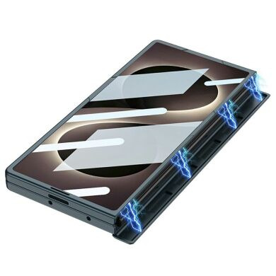 Защитный чехол GKK Hinge Stand для Samsung Galaxy Fold 8 Ultra - Silver