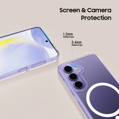 Защитный чехол Tech-Protect FlexAir Hybrid MagSafe для Samsung Galaxy S25 Edge (S937) - Clear