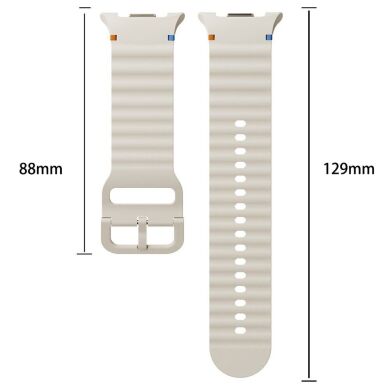 Ремешок KALEBOL Silicone Strap для Samsung Galaxy Watch 8 (40/44mm) / 8 Classic - Red