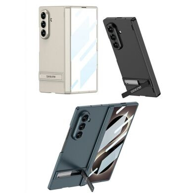 Защитный чехол GKK Hinge Stand для Samsung Galaxy Fold 8 Ultra - Silver