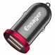 Автомобильное зарядное устройство ESSAGER Dual Port (QC3.0 + PD3.0, 30W) - Black. Фото 2 из 12