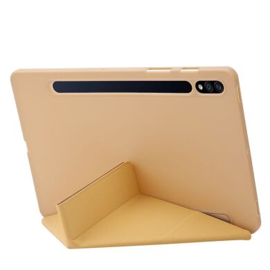 Чохол Deexe Origami Series для Samsung Galaxy Tab S9 Plus (X810/816) - Gold