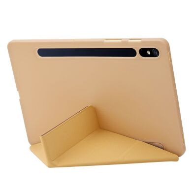 Чехол Deexe Origami Series для Samsung Galaxy Tab S9 (X710/716) - Gold