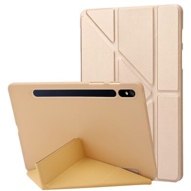 Чехол Deexe Origami Series для Samsung Galaxy Tab S9 (X710/716) - Gold