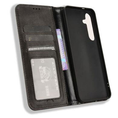 Чехол Deexe Retro Style для Samsung Galaxy S25 FE (S731) - Black