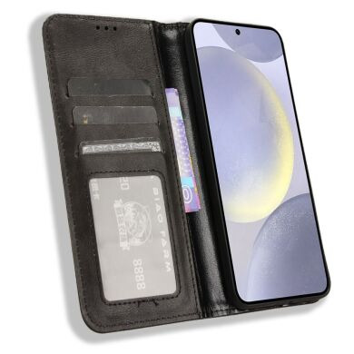 Чехол Deexe Retro Style для Samsung Galaxy S25 FE (S731) - Black