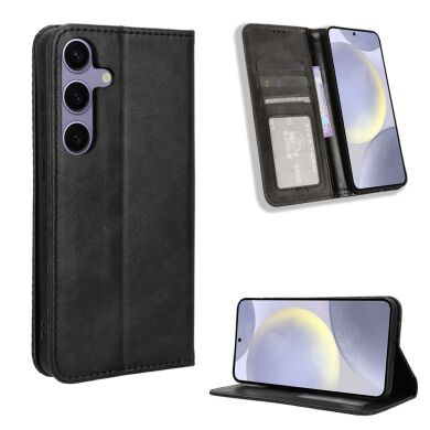 Чехол Deexe Retro Style для Samsung Galaxy S25 FE (S731) - Black