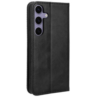 Чехол Deexe Retro Style для Samsung Galaxy S25 FE (S731) - Black