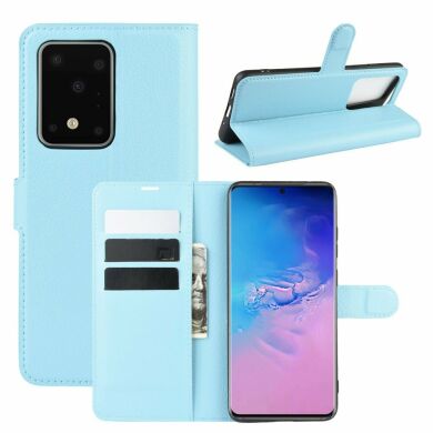 Чехол-книжка Deexe Book Type для Samsung Galaxy S20 Ultra (G988) - Baby Blue