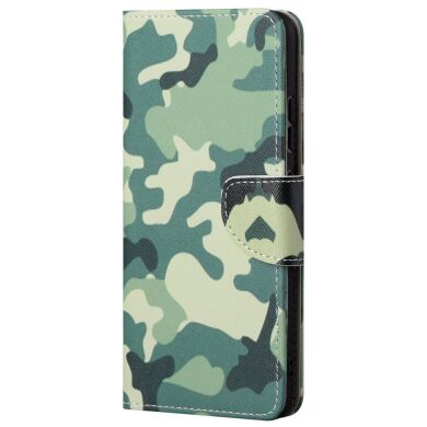 Чехол-книжка Deexe Color Wallet для Samsung Galaxy A03 Core (A032) - Camouflage