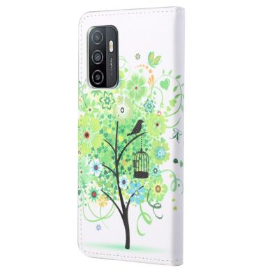 Чохол-книжка Deexe Color Wallet для Samsung Galaxy A33 - Green Tree