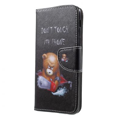 Чохол-книжка Deexe Color Wallet для Samsung Galaxy A6+ 2018 (A605) - Don`t Touch My Phone