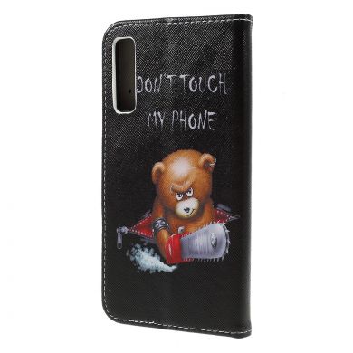 Чехол-книжка Deexe Color Wallet для Samsung Galaxy A7 2018 (A750) - Angry Bear